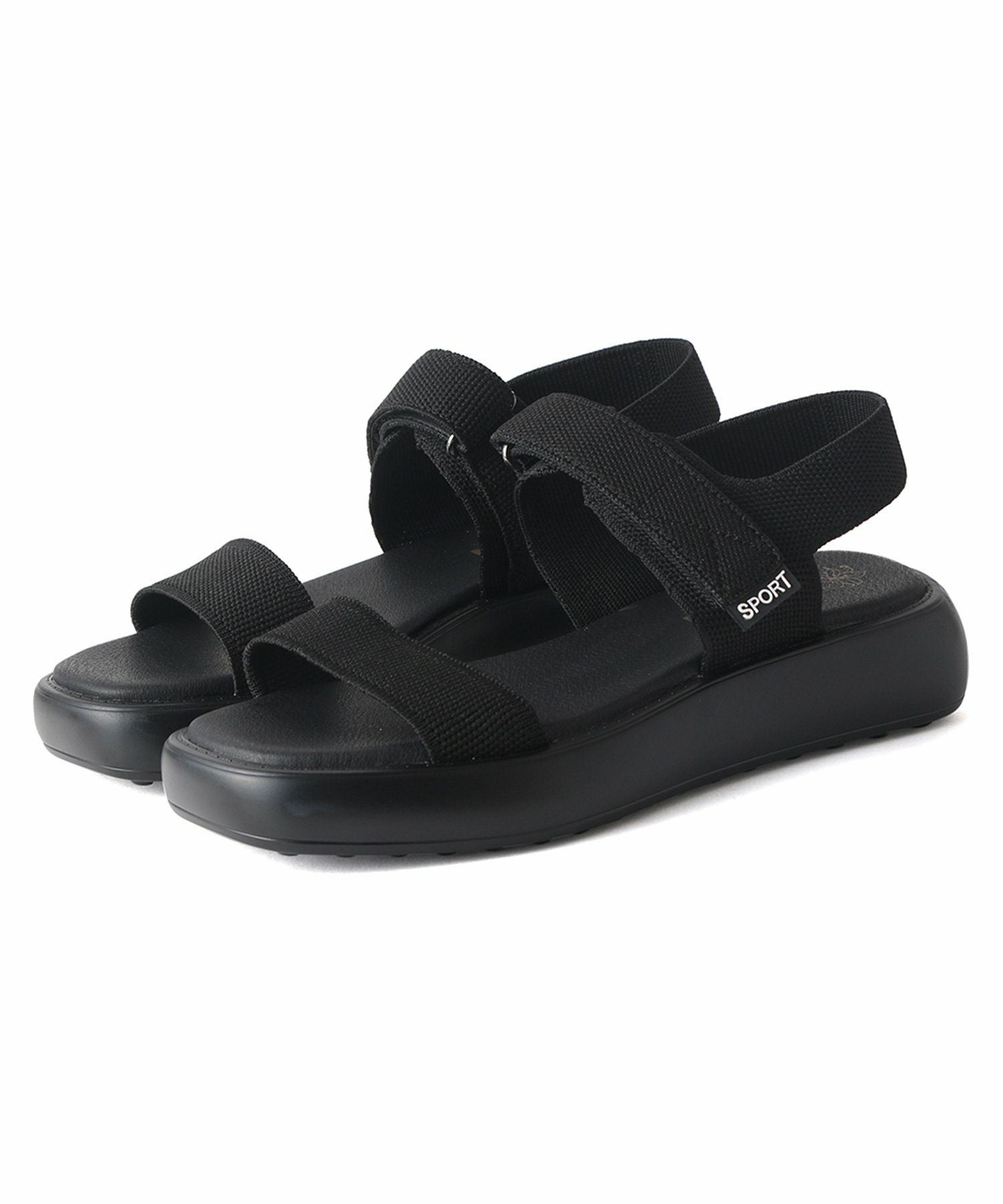 ダブルベルトバックバンド厚底サンダル | andex shoes product ONLINE