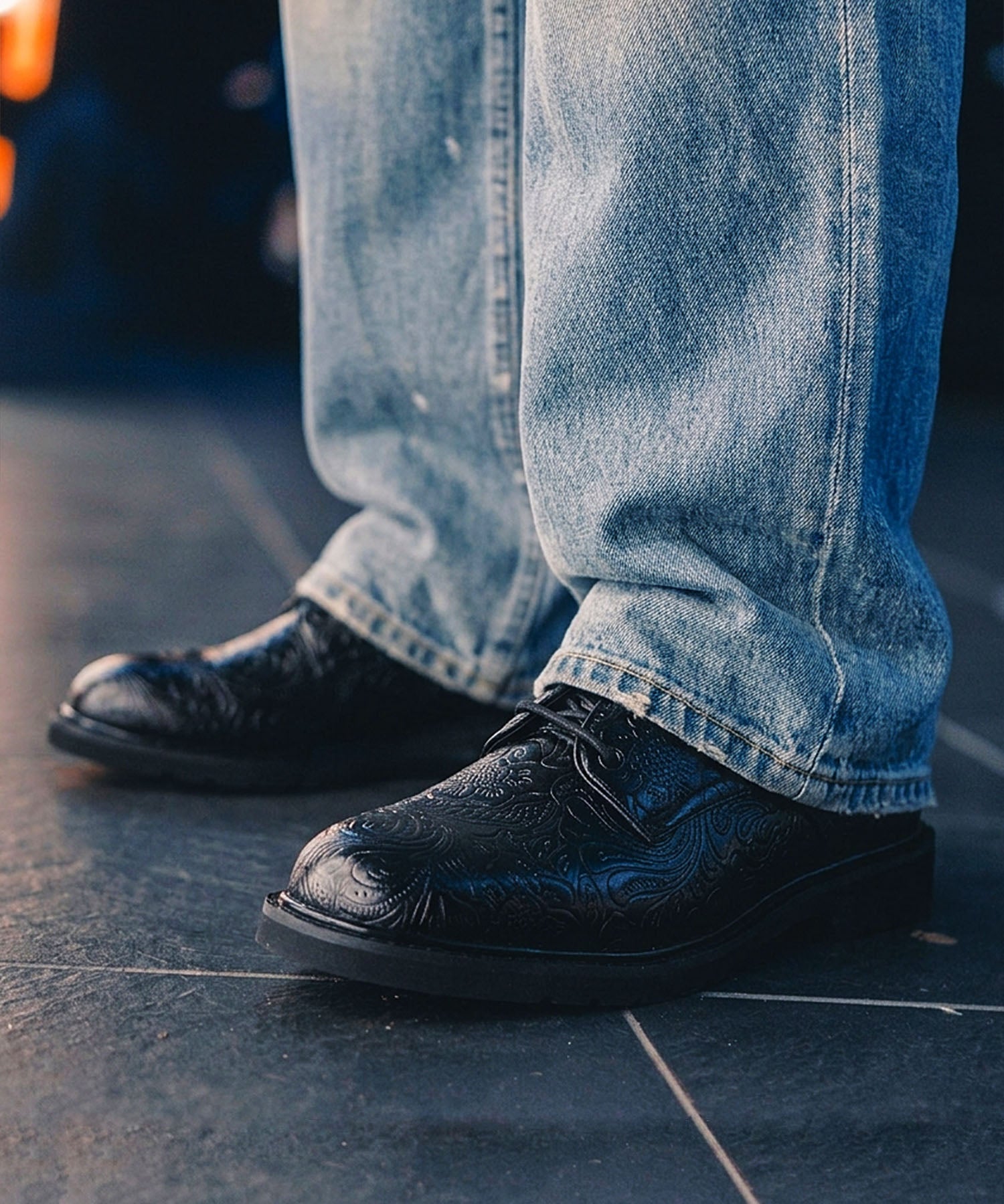 外羽根プレーントゥレースアップシューズ | andex shoes product