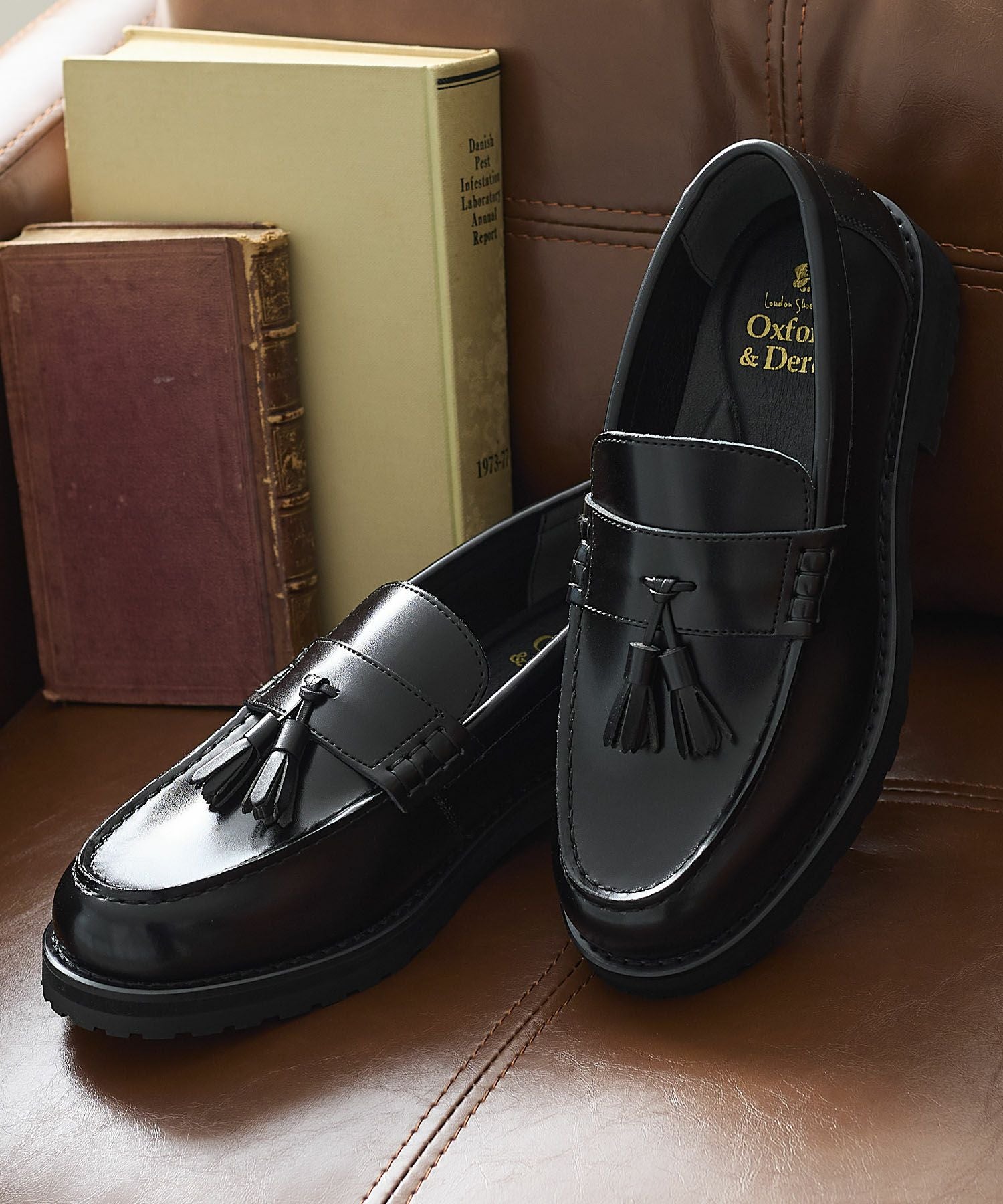 ＋4.5㎝タンクソールタッセルローファー | andex shoes product ONLINE