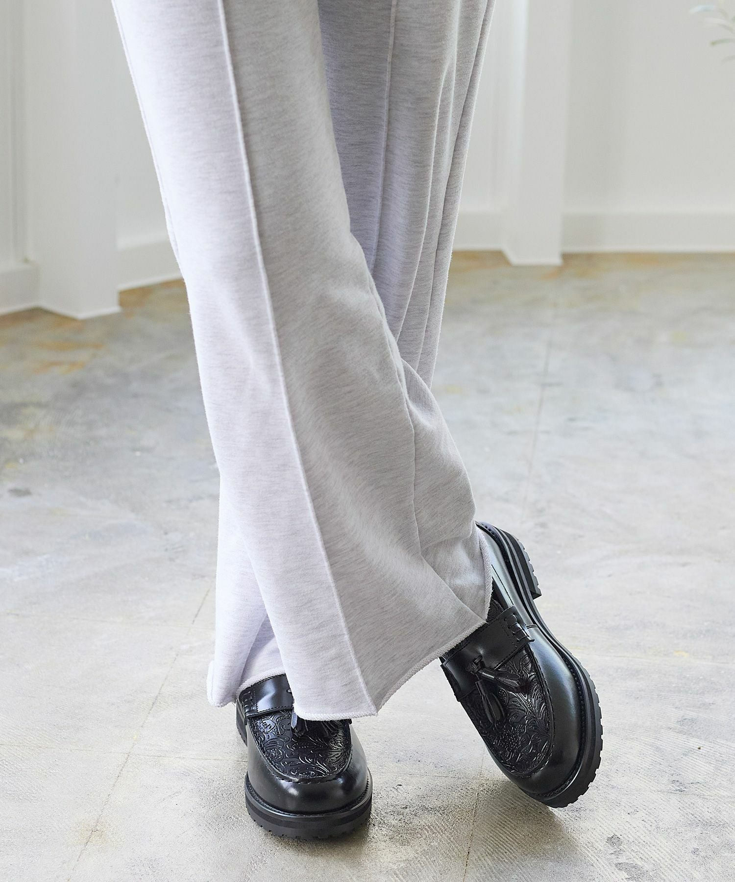 ＋4.5㎝タンクソールタッセルローファー | andex shoes product ONLINE