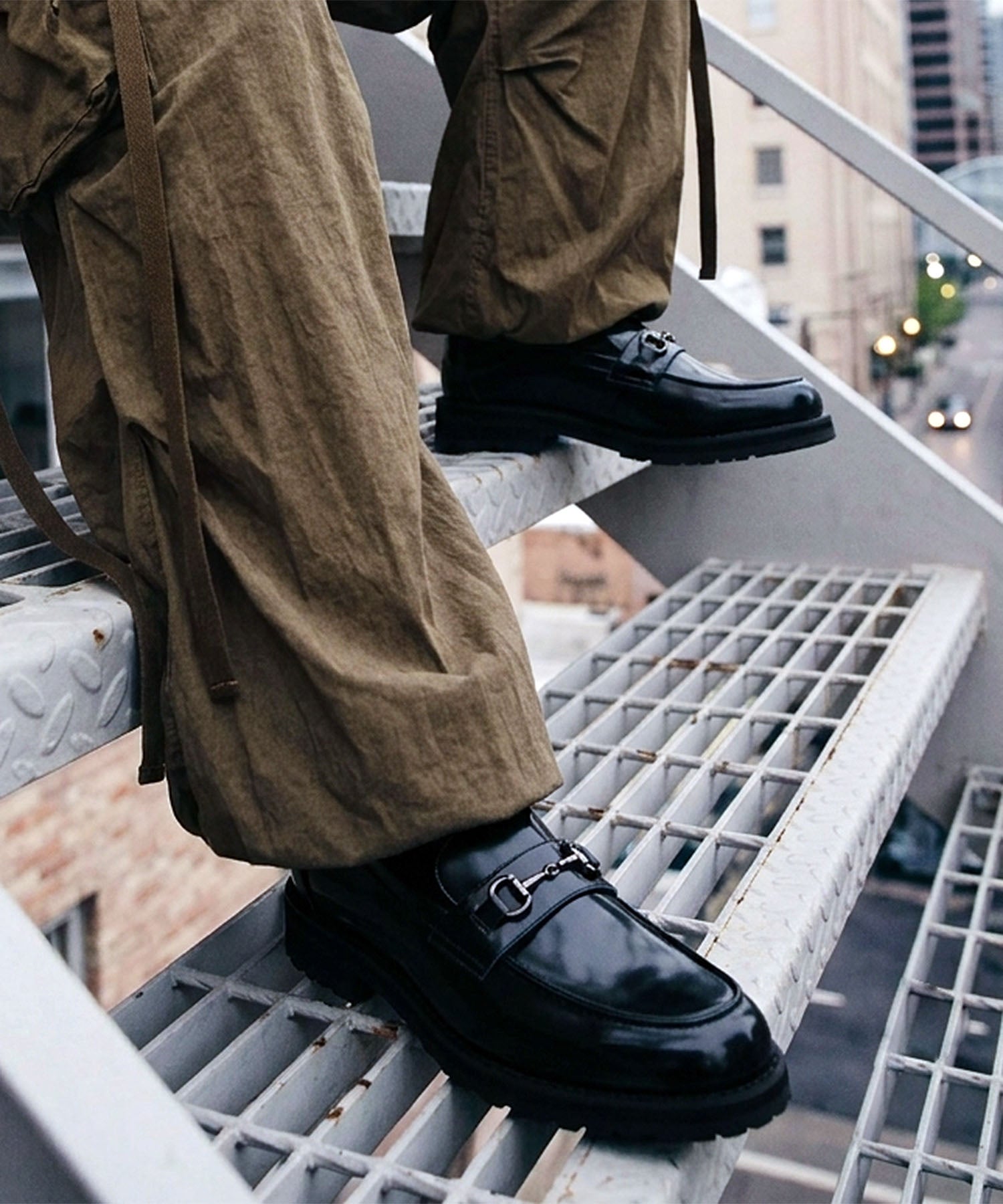 ＋4.5㎝タンクソールビットローファー | andex shoes product ONLINE STORE