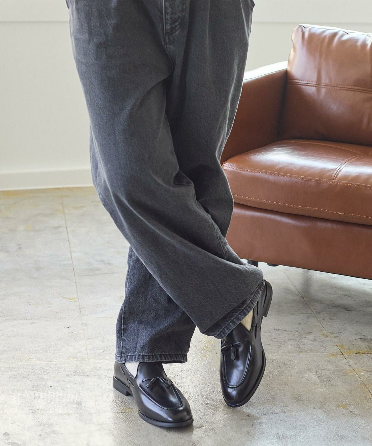 スリムタッセルローファー | andex shoes product ONLINE STORE