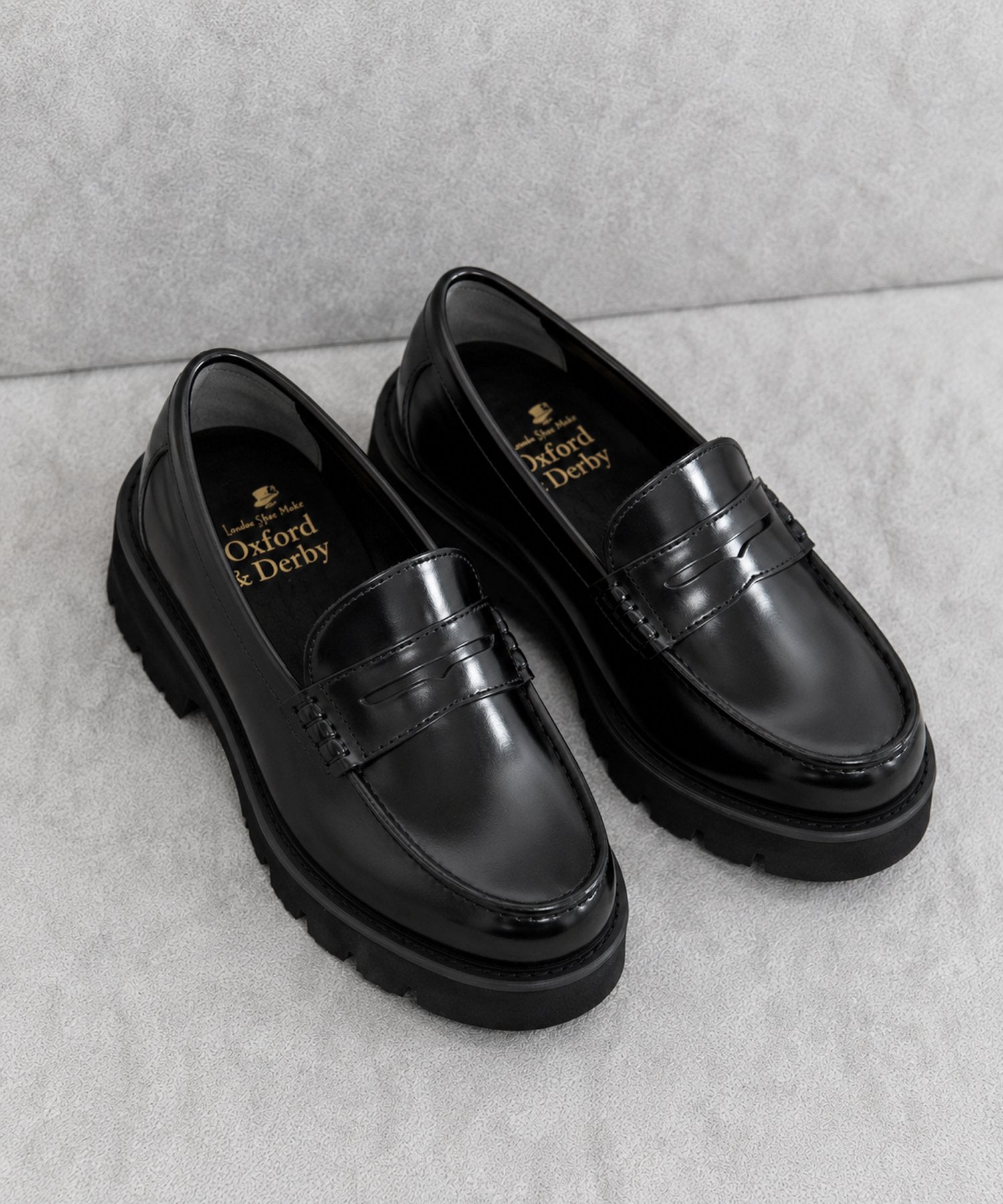 レザー コイン ローファー | andex shoes product ONLINE STORE