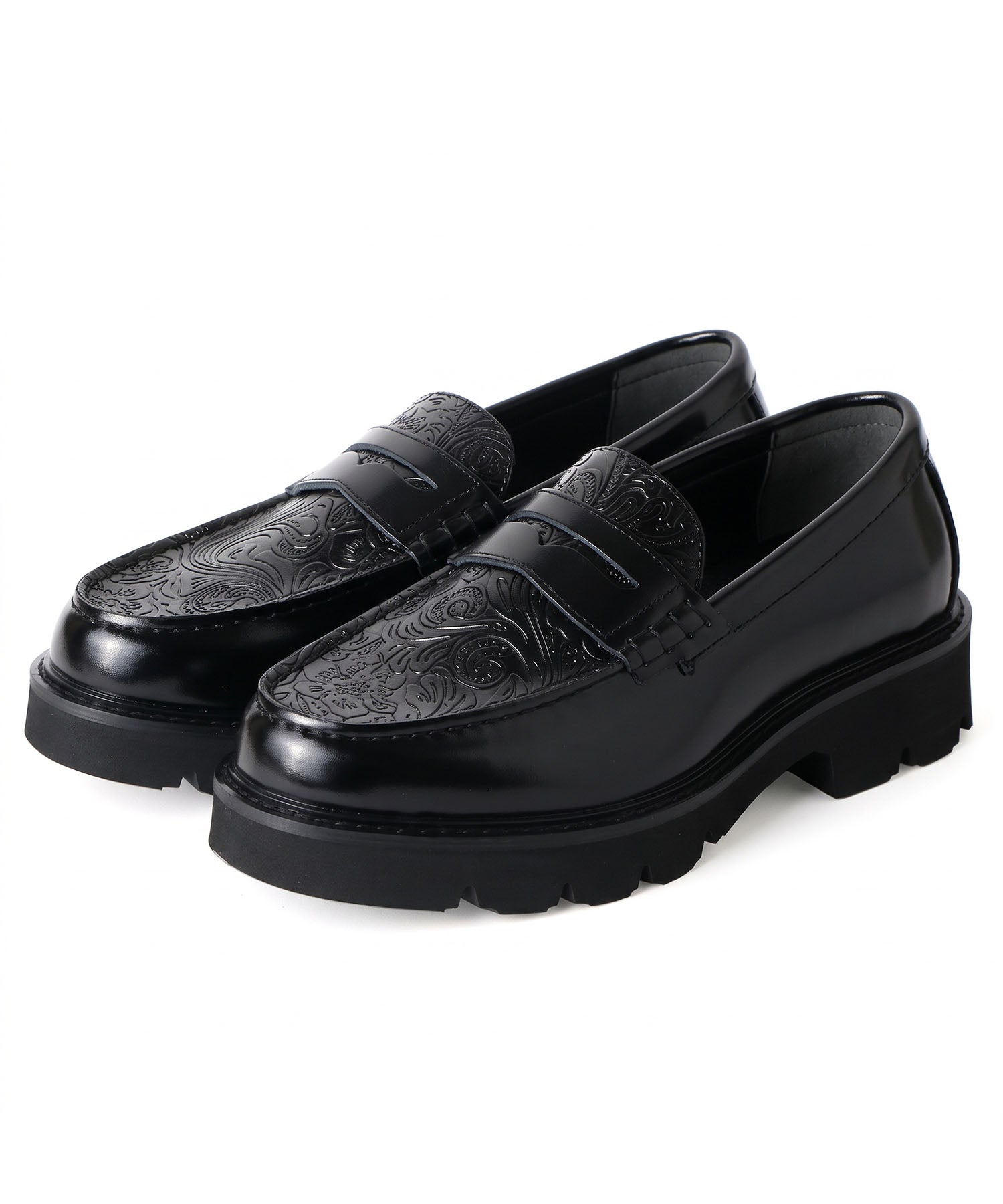 レザー コイン ローファー | andex shoes product ONLINE STORE